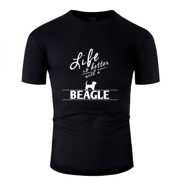

printed beagle life is better with a beagle t shirt for mens kawaii cute t shirts gents camisas shirt sport hooded sweatshirt hoodie