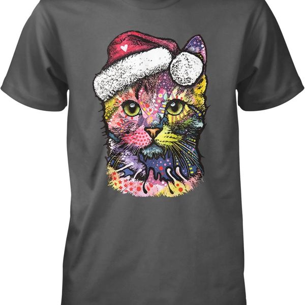 

christmas cat cat with santa hat mens nofo_00814 hoodie designers t shirts sweatshirt