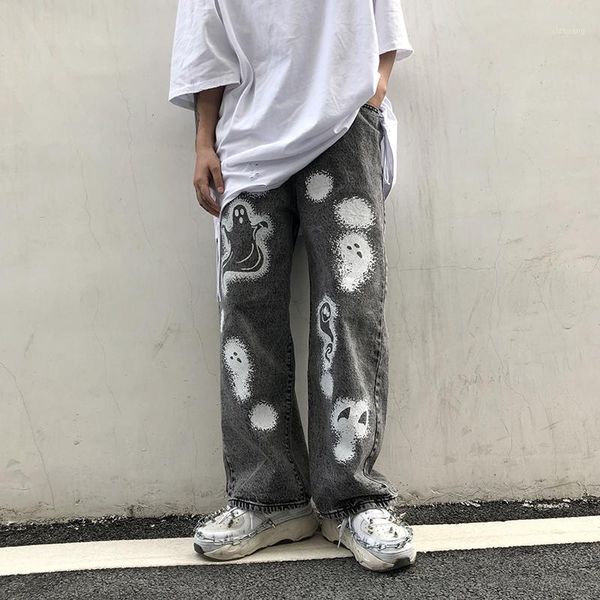 

men's jeans graffiti jeans1, Blue