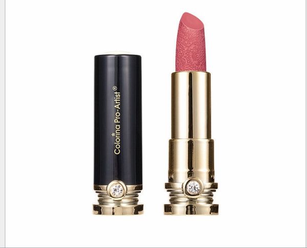 

wholesale cosmetics make-up new black lipstick red star shine velvet mist matte cut lipstick cow blood color lipstick