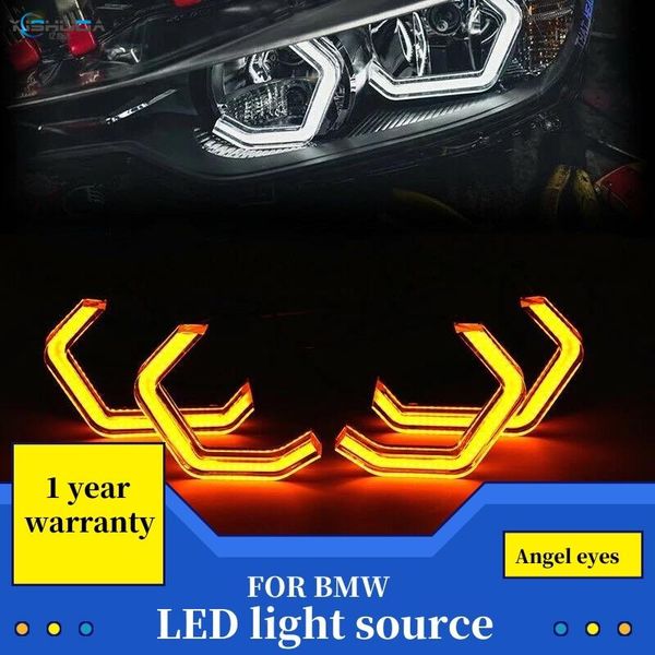

led angel eyes halo rings car light running lamp drl for 2 3 4 5 series f30 f31 f34 f10 f13 f18 f22 m2 m3 m4 m5 e90 e81 e82