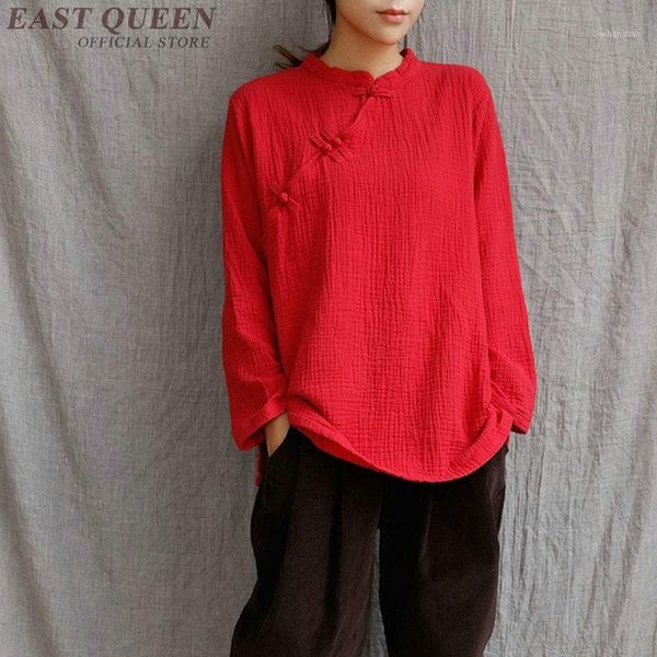 

traditional chinese clothing for women cheongsam mandarin collar womens and blouses oriental china clothing 32771, Red