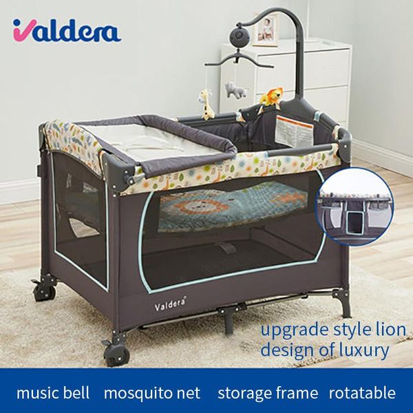 

baby cribs born crib eu multifunctional folding bed fashion portable game bb child cradle send toys gifts