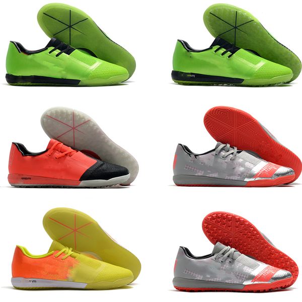 

new mens soccer shoes zoom phantom vnm pro ic tf soccer cleats indoor football boots botas de futbol low ankle