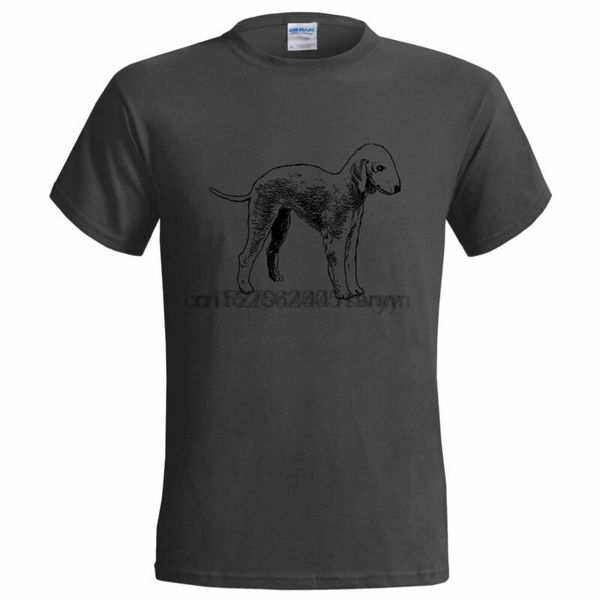 

bedlington terrier dog sketch mens t shirt pet canine present art animal sport hooded sweatshirt hoodie