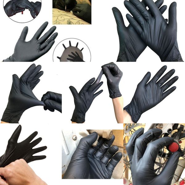 

disposable protective nitrile factory salon household rubber garden gloves universal for left and right hand dhe430outletowxe