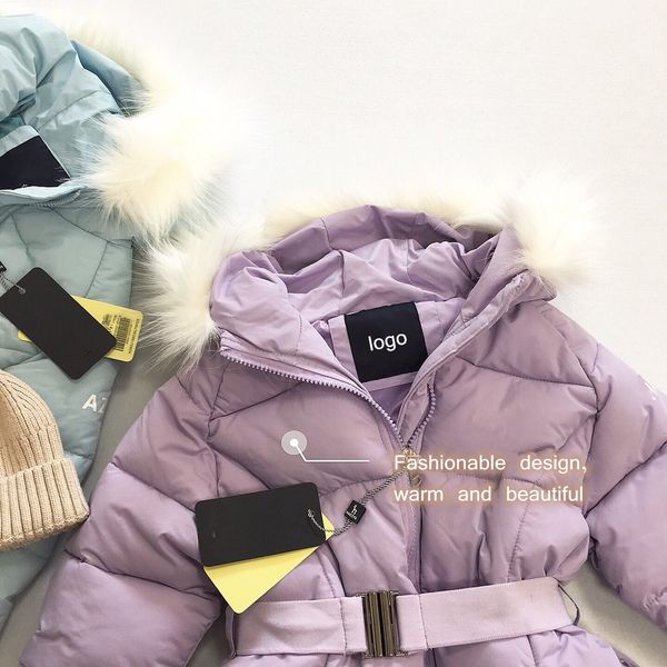 

2020 kids coats girls winter coats childrens hoodies baby's jackets kids outwear kids 3 colors 3-11t baby sold children clothes k10276, Blue;gray