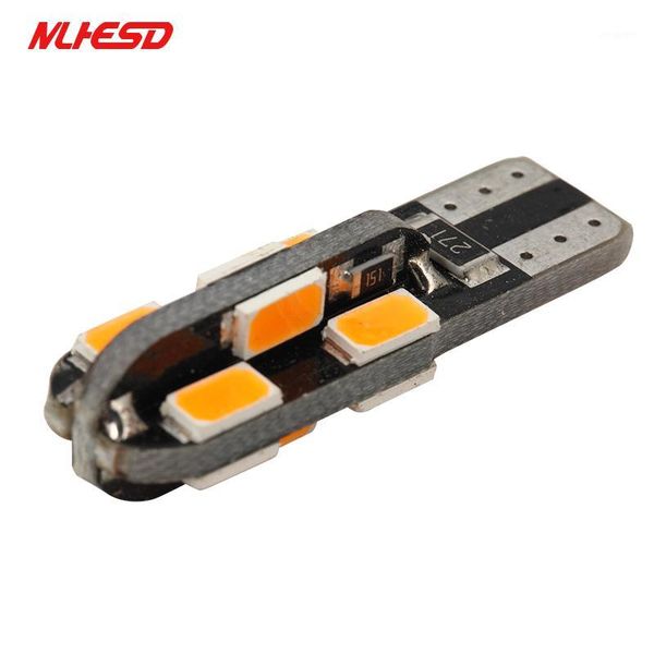 

emergency lights 10x auto t10 led 194 w5w canbus 12 smd 5630 5730 light bulb no error parking fog univera car1