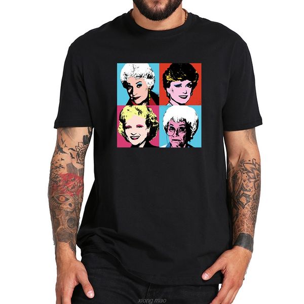 

sport eu size 100% t shirt the golden girls tees comedy tv show character graphic printed short sleeve casual homme