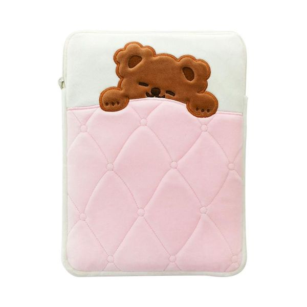 

portable cartoon embroidery pattern lapsleeve case bag pouch cover for 11in 10.5in 9.7in tablet