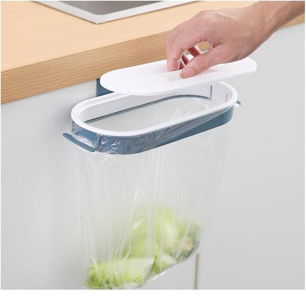 

kitchen trash-bag-rack hanging-organizer cabinet closet garbage-bag-holders storage shelf plastic bathroom accessories portabl bbyisc