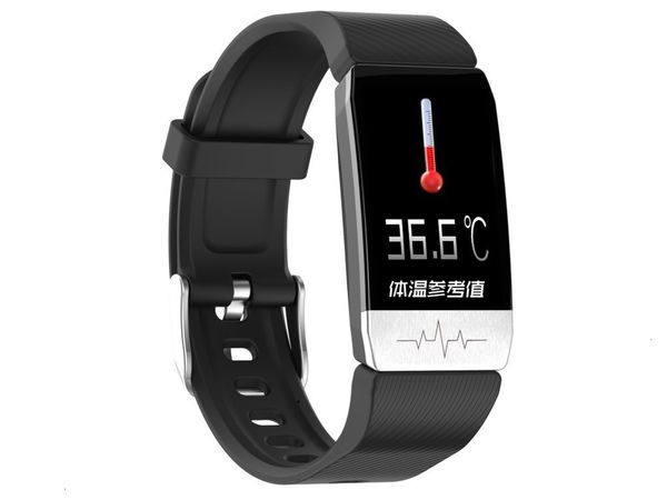 

t1 body temperature measur ecg prsure blood oxygen heart rate monitoring smart braceletbgt