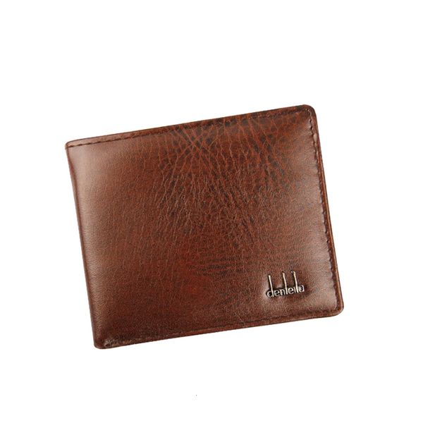 

leather genuine multi-layer folder credit men zipper wallet business card holder coin purse, Red;black