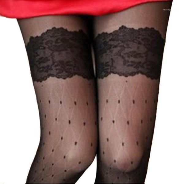 

new arrival womens pantyhose thigh high elastic socks popular appeal women socks fabulous charming breathable sock hocok1, Black;white