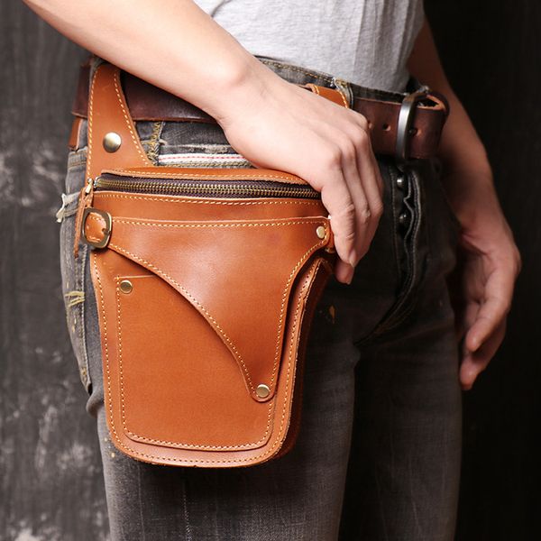 

2020 leather original brown men small casual fashion shoulder of travelling messenger designer belt drop male 7u0z