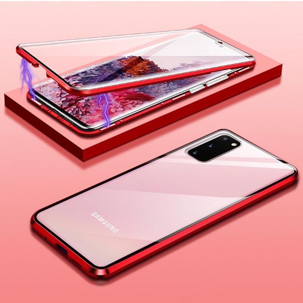 

magnetic metal case for samsung galaxy s9 s8 s10 lite s20 plus ultra a50 a70 a20e a41 m10 a20s a11 a31 h wmtfxx