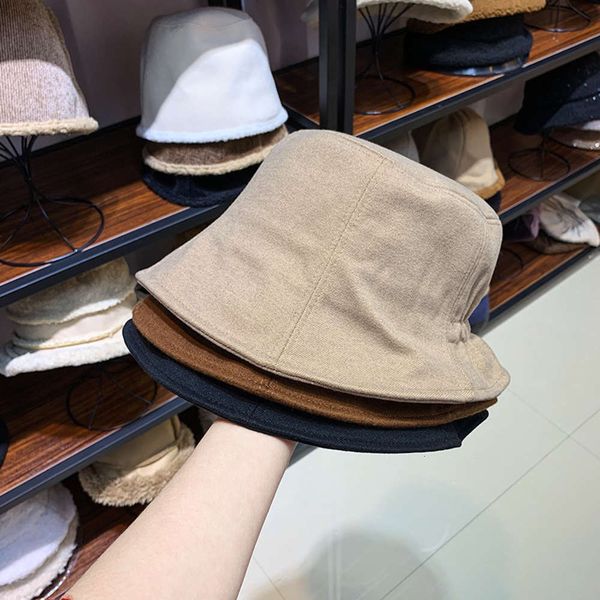 

face plain back elastic covering fisherman's women's korean version wild net red children's spring and autumn winter bucket h, Blue;gray