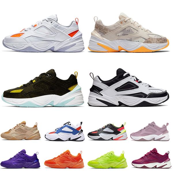 

2020 zoom m2k tekno womens mens running shoes platform leather designer sneakers nik white beige black jogging sports trainers