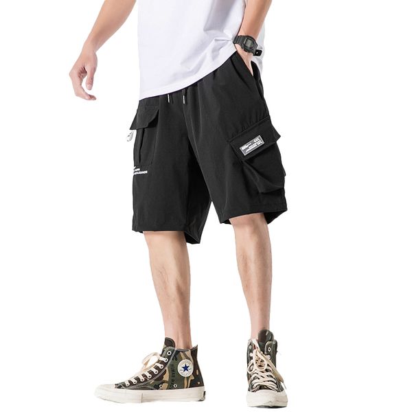 

streetwear men's cargo hip hop jogging men casual multi pockets baggy male summer shorts 2020 new dropshipping