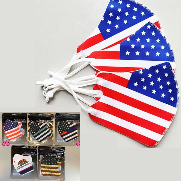 

protection mask america nose face mouth flag cotton masks reusable washable fashion anti-dust masks dust proof dhl fast delivery