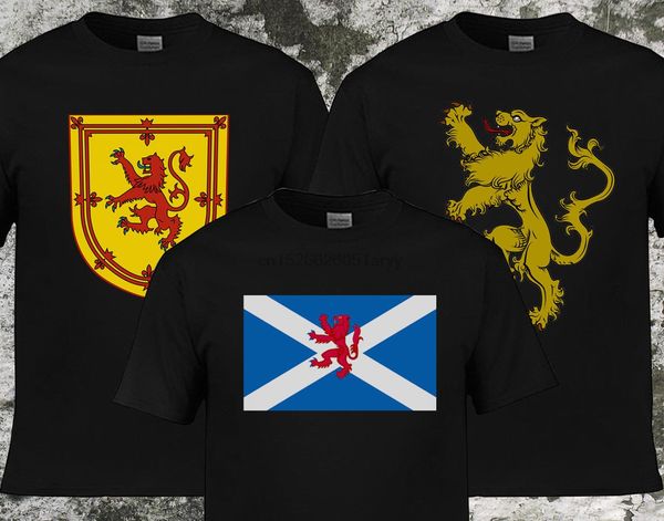 

2020 100% cotton fashion scotland rampant lion coat of arms t shirt tee shirt sport hooded sweatshirt hoodie