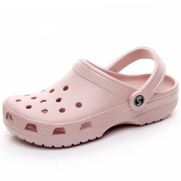 

wholesale men women fashion sandals clog triple white black red yellow pink royal blue mens slippers beach l shoes