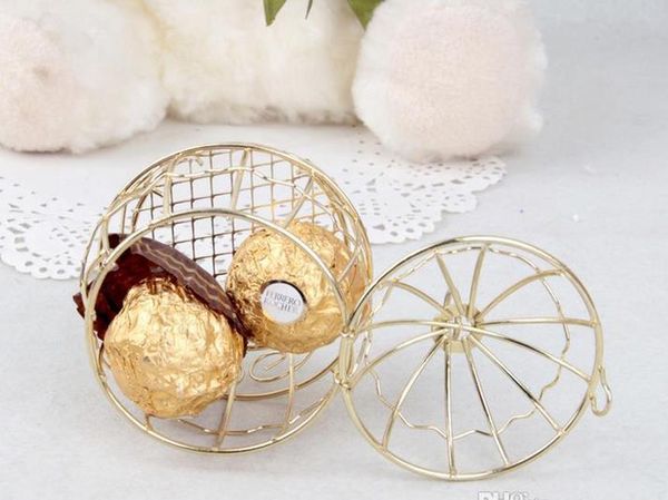 

gold wedding favor box european romantic wrought iron birdcage wedding candy box tin box for we bbybyh garden2010