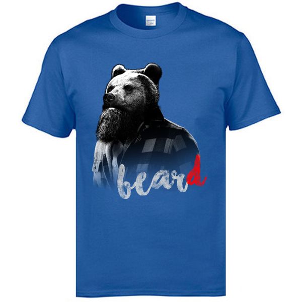 

mr beard bear funny blue summer round collar fitness bodybuilding fashion cool novelty hoodie designers t shirts sweatshirt