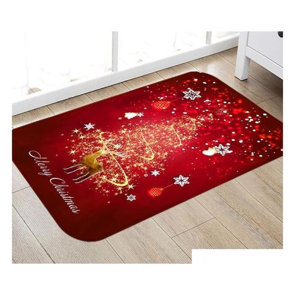 

merry christmas door mat santa claus flannel outdoor carpet christmas decorations for home x qylnsr bdetoys