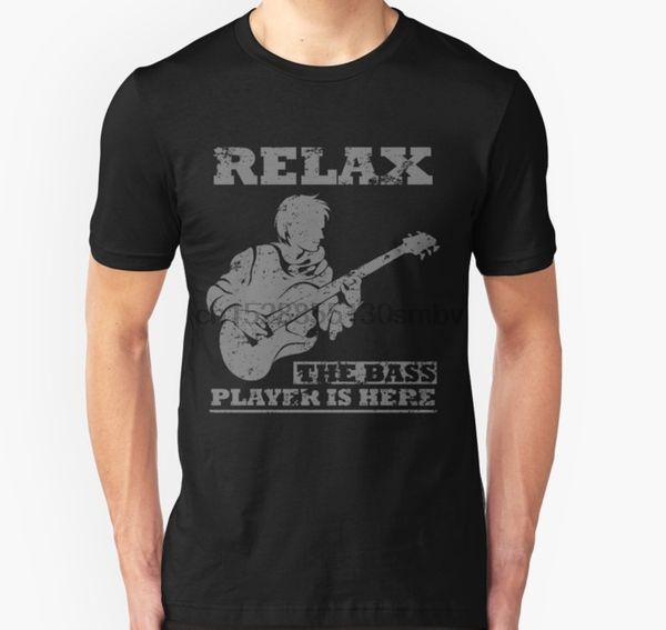 

men tshirt relax the bass player is here shirt slim fit t shirt women t-shirt tees sport hooded sweatshirt hoodie