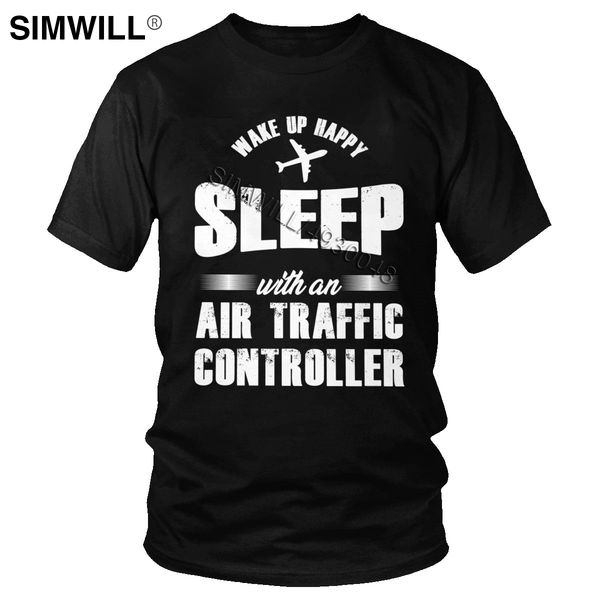

sport mens air traffic controller tshirt short sleeve cotton t-shirt pilot airplane aviation plane fighter tee shirt oversized apparel