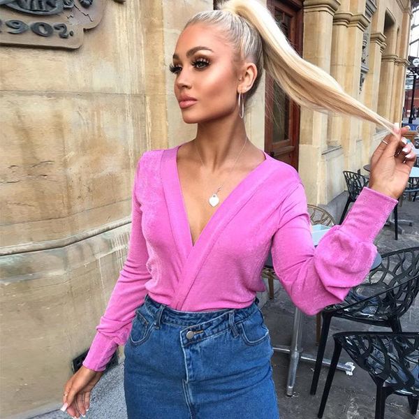 

women's polos v-neck velvet women long sleeve t shirts solid color 2021 spring autumn velour t-shirts basic shirt, White