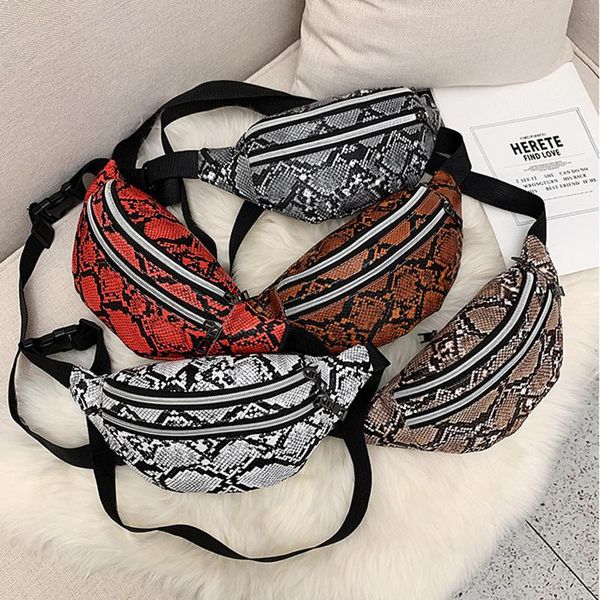 

zffwgm 3-карманный серпантин женщины талии сумка леди мода fanny pack конструктор пояс сумка mini женщин роскошных талии обновления