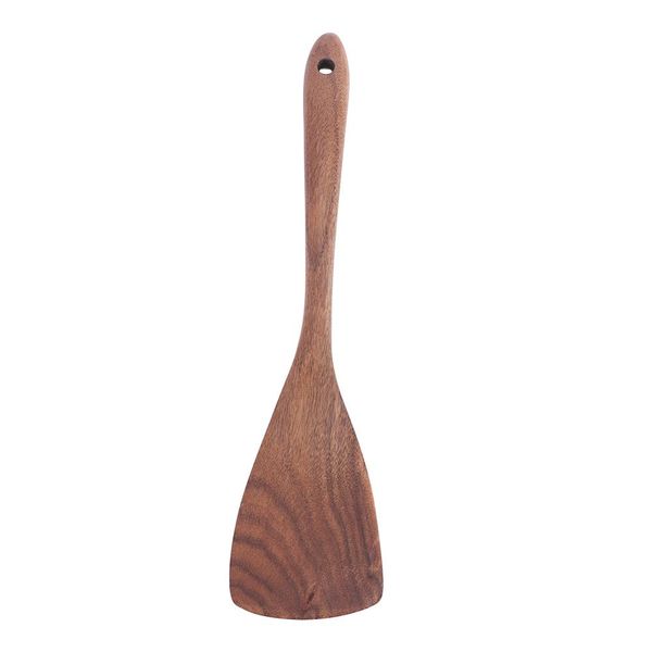 

natural wood spoon ladle rice long handle spoon soup cooking spoon teak wood colander skimmer scoop wooden kitchen utensils h jllwmq