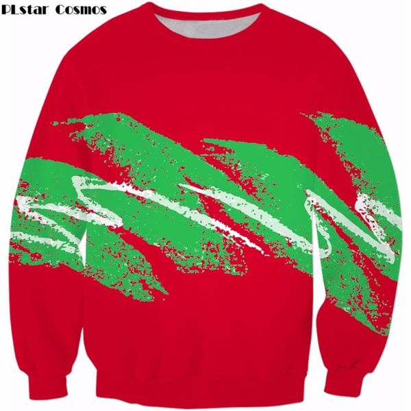 

plstar cosmos 2020 new fashion mens womens 3d print sweatshirt 90s jazz solo paper cup red crewneck sweatshirt fashion clothing, Black
