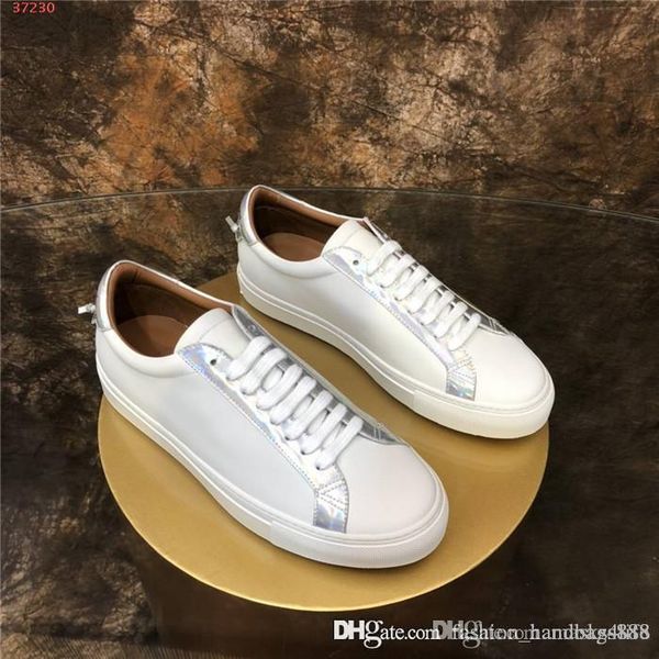 

mens and womens classic trend casual sports shoes. 2020 collection sneakers gold and silver leather running shoes size 34-46, Black