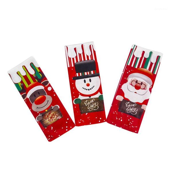 

christmas decorations decor santa claus wine bottle cover snowman xmas year home party js231