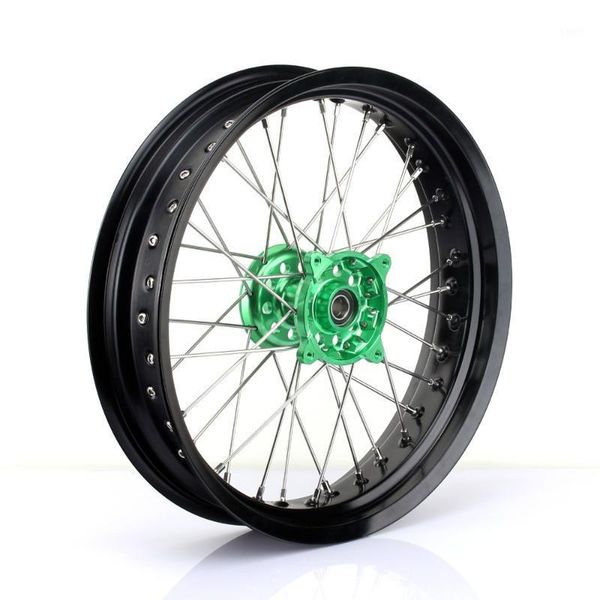 

motorcycle wheels & tires bikingboy 3.5*17" mx supermoto front wheel rim hub 36 spokes for kx250f kx450f 06 07 08 09-17 kx125 kx250 08-