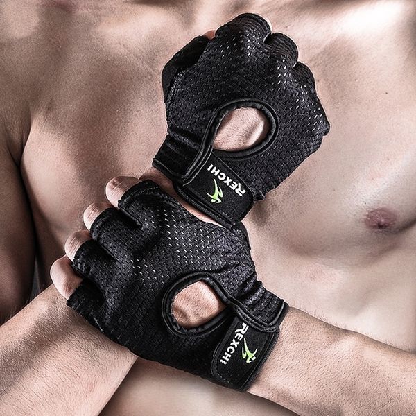 

breathable silicone non-slip gloves, gym exercise sports gloves,cross training, fitness, bodybuilding, for men and women, Blue;gray