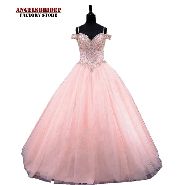 

pink 15-year-old girl's prom dress, formal dress, party dress, White;black
