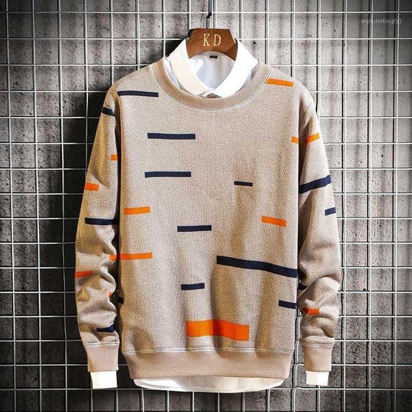 

men's sweaters men spring winter knitted pullover sweater slim fit round neck long sleeve undershirt patchwork warm thick knitwear swea, White;black