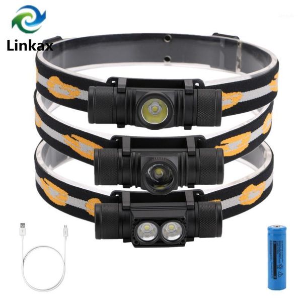 

headlamps 2021 cree xm l2 led headlight headlamp usb charging white light head lamp 18650 battery for camping hunting1