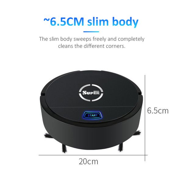 

usb charging robot vacuum cleaner sweep&wet mop simultaneously for hard floors&carpet run dust sterilize smart vacuum robot