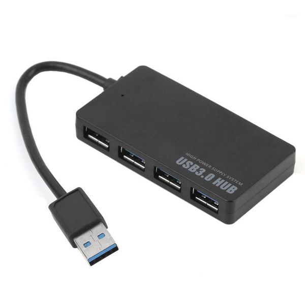 

2020 protable 5gbps usb 3.0 4 port hub usb3.0 splitter adapter ultra speed for lapcomputer pc high power supply eu ce1