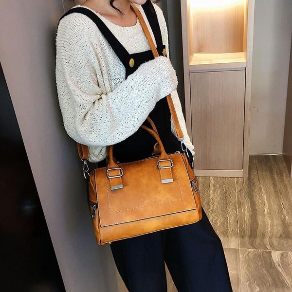 

office lady shoulder bags new fashion women's solid color zipper hnadbag phone bag shoulder bag messenger schoudertas dames