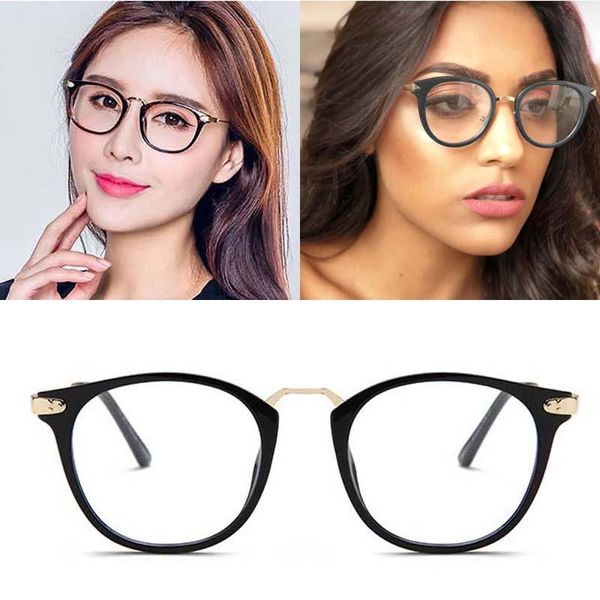 

filtering protect eyesight anti blue light glasses women vintage look phone blocking glare computer eye glasses frame men oval, White;black