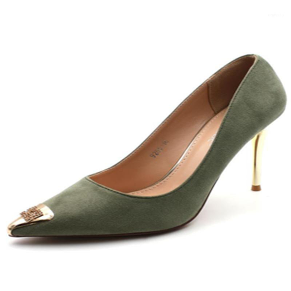 

high heels 2020 spring new fashion all-match french girl shallow mouth pointed toe stiletto black single shoes trend1