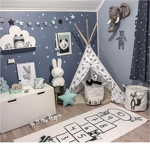 

kids wall sticker stars baby nursery bedroom wall sticker for kids room children wall decals art wallpaper home de bbykwo