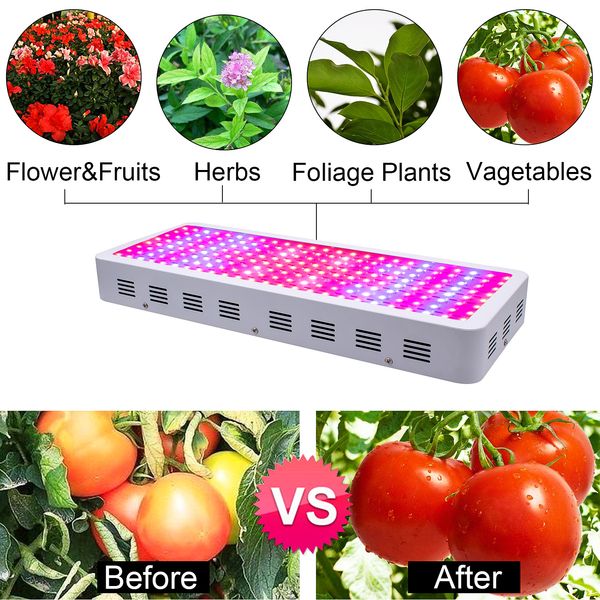 

dual chips 380-730nm full spectrum led grow lights 3000w grow led light led plant growth lamp white