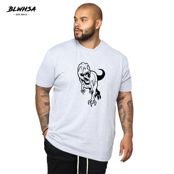

blwhsa dinosaur printing cartoon fashion sleeve animal dinosaur printed college style plus hooded sweatshirt hoodie men t shirt